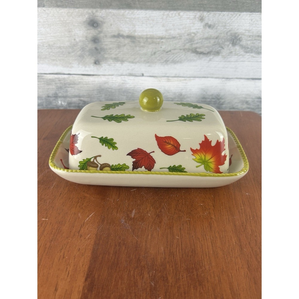 Temp-tations Seasonal Fall Harvest Butter Dish